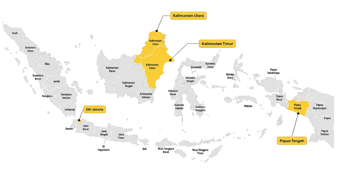 Barokah Perkasa Group Operational Locations Map